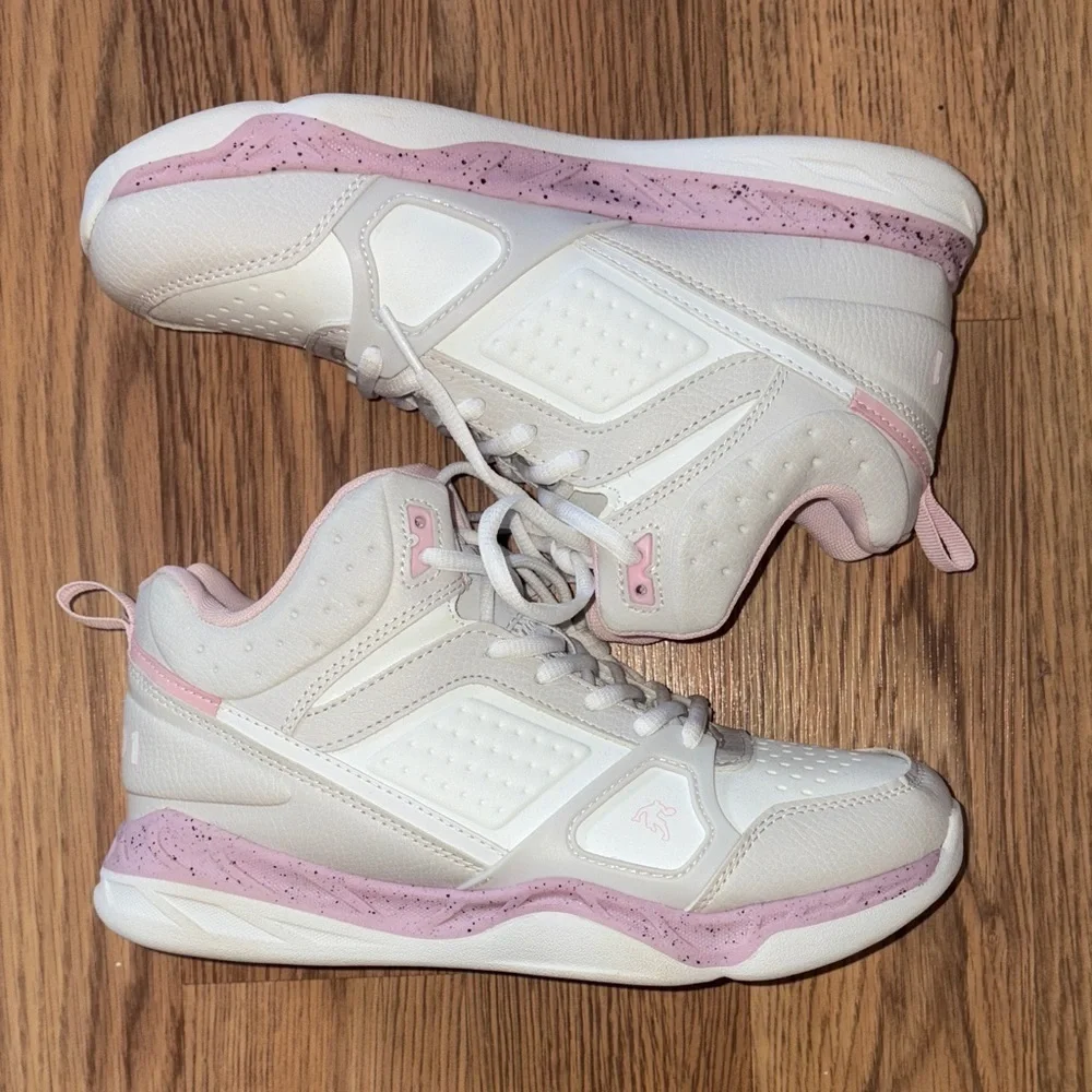 AND1 Women's Athletic Shoes - White and Pink size 6